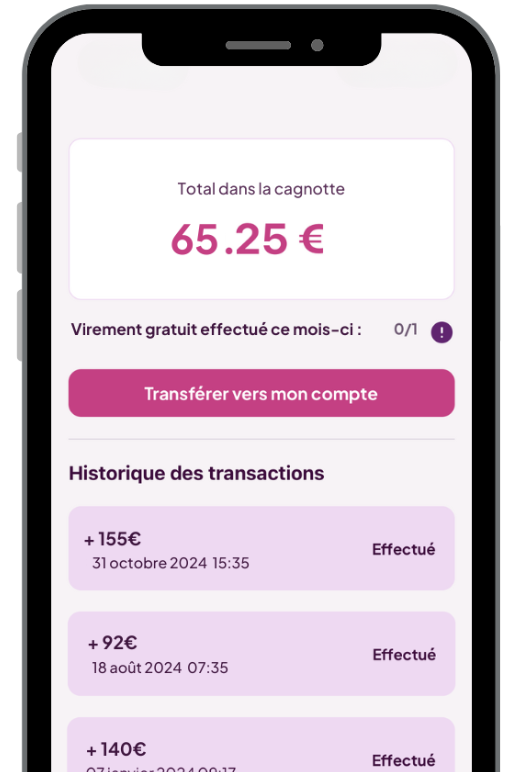 tut tut cagnotte cotransporteur